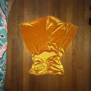 Urban outfitters golden felt romper